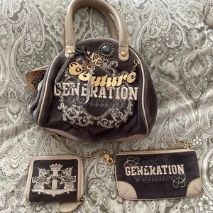 Juicy Couture handbag and wallet set!